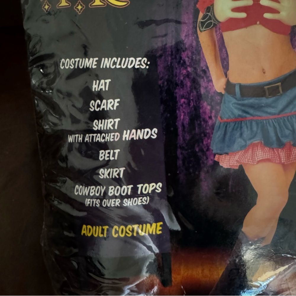 Spirit Texas Hold ‘Em Cowgirl Daisy Mae Fancy Dress Up Halloween Adult Costume L - Picture 8 of 10